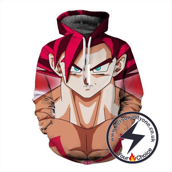 Dragon Ball Z - SSj God 3D - Hoodies